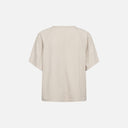 Camiseta crudo Freequent vista por detrás