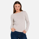 Camiseta de manga larga Moonbean de viscosa para mujer