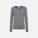 Camiseta rayas marino y crudo - Freequent