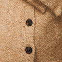 Cárdigan beige lazada cuello - Systemaction