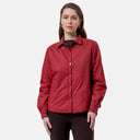 Chaqueta acolchada reversible Surkana en color rojo con cierre de botones de presión