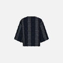 Chaqueta cuadros con flecos - Freequent