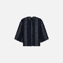 Chaqueta cuadros con flecos - Freequent