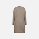 Chaqueta de punto larga Freequent en color beige vista trasera