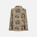 Chaqueta tapiz floral en beige - Freequent