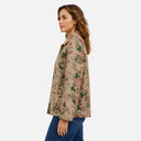 Chaqueta tapiz floral en beige - Freequent