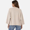 Jersey cuello chimenea fleco - Martina K