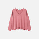 Jersey de punto fino con cuello pico - Orfeo