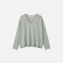 Jersey de punto fino con cuello pico - Orfeo