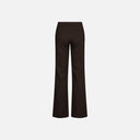 Vista trasera del pantalón FQISADORA marrón y blanco de Freequent