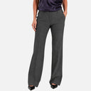 Pantalón negro y blanco FQISADORA de Freequent combinado con jersey de rayas