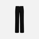 Pantalón negro de mujer corte recto Freequent vista frontal