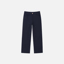 Pantalón recto de raya diplomática Jarman color azul marino para mujer.