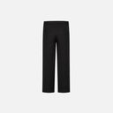 Vista trasera del pantalón recto para mujer Freequent en color negro.