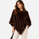 Poncho pelo con cuello - Martina K