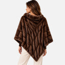 Poncho pelo con cuello - Martina K