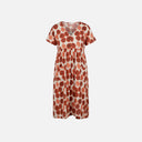 Vestido midi de topos con bolsillos - PAN